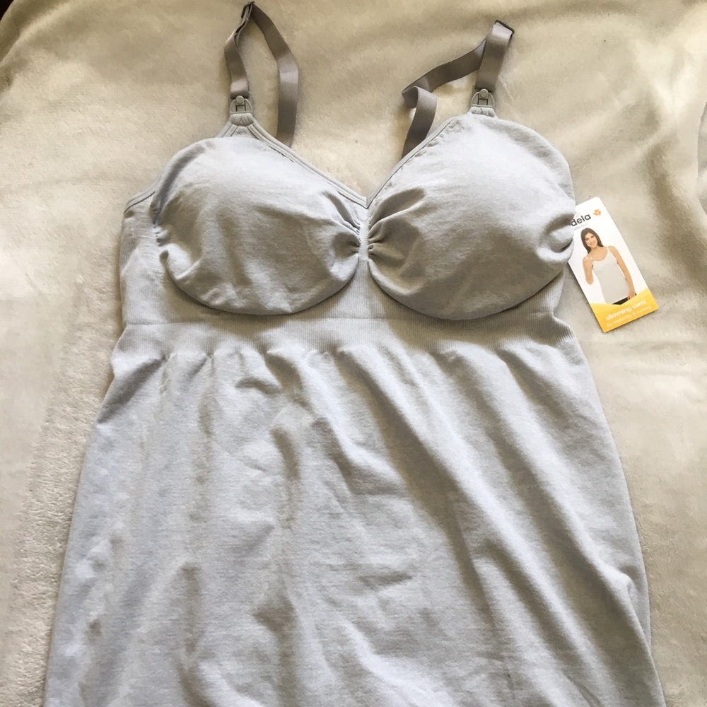 NWT Gray Maternity/Nursing Cami by Medela